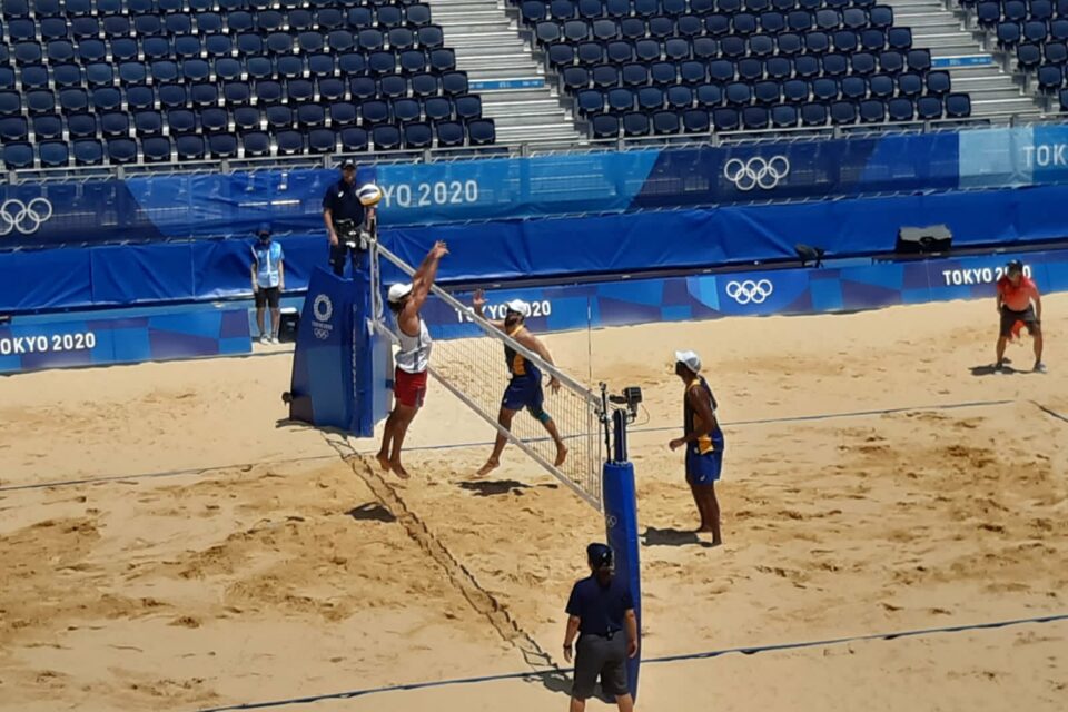 Bruno Schmidt e Evandro vôlei de praia 1