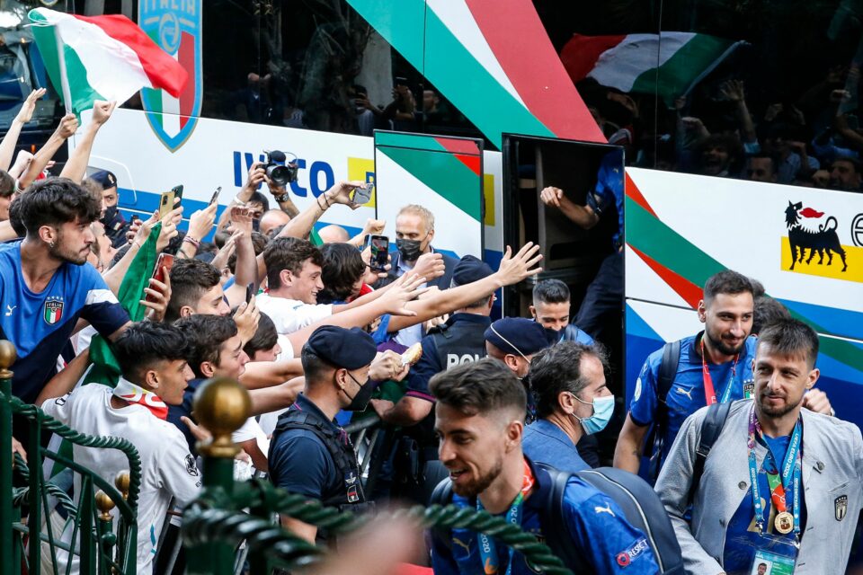 Seleção Italiana festa em Roma 1