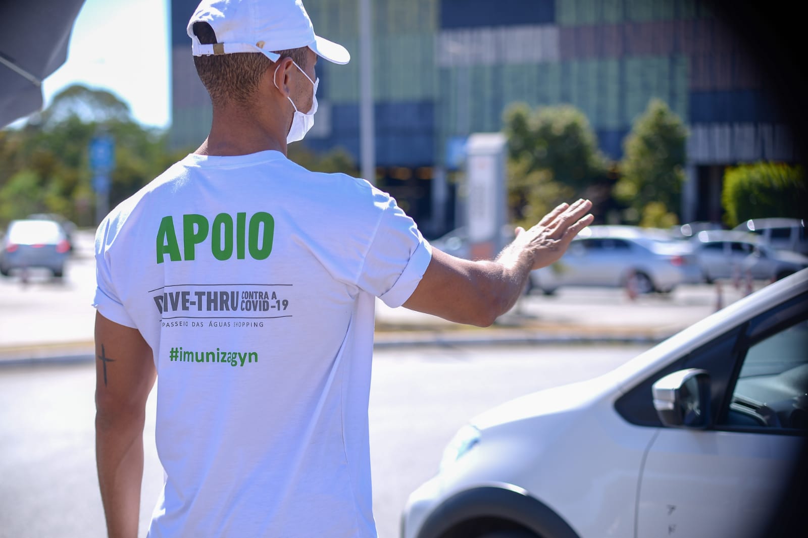 À espera de novas doses, Goiânia fica sem drive thru e vacina só por agendamento. (Foto: Jucimar de Sousa/Mais Goiás)