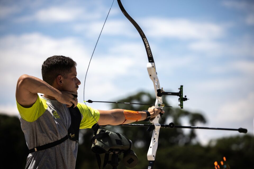 Marcus D’Almeida tiro com arco