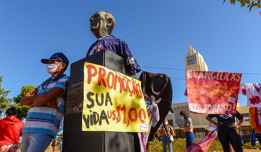 Ato contra Bolsonaro acontecerá em 23 cidades goianas, neste sábado (24) (Foto: Jucimar de Sousa/Mais Goiás)