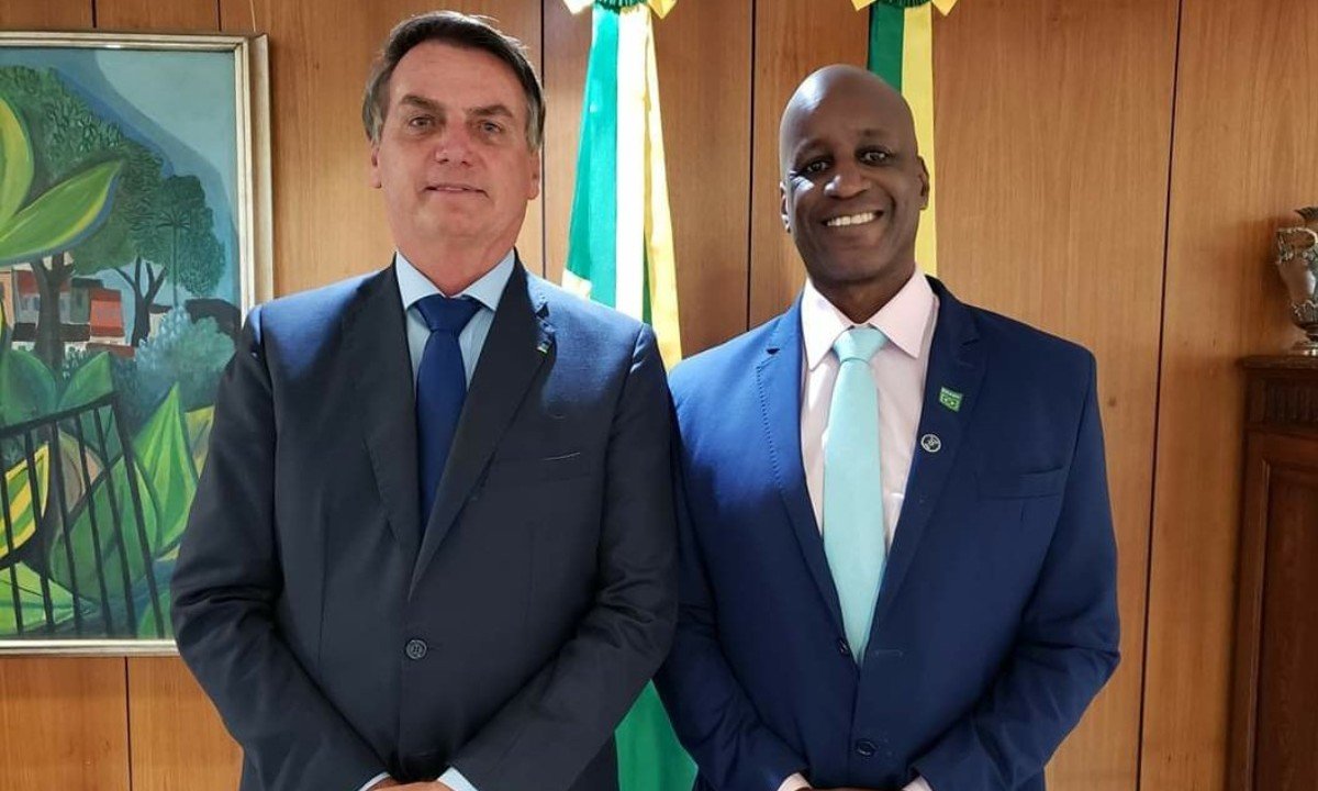 Sérgio Camargo e Jair Bolsonaro