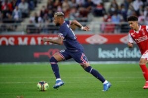 Neymar durante jogo pelo PSG