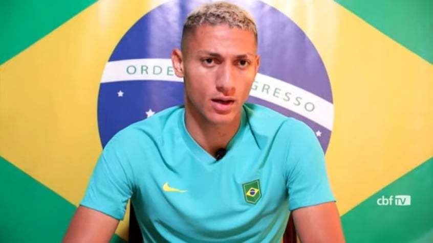 Richarlison/Reprodução CBF TV