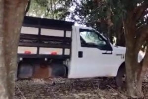 Veículo é localizado em área rural de Luziânia após homem 'sequestrar caminhão'