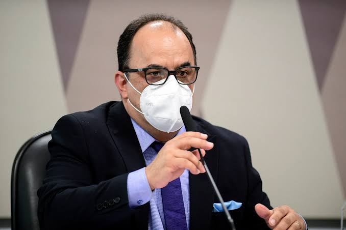 Reverendo Amilton Gomes em depoimento à CPI da Covid (Foto: agência Senado)