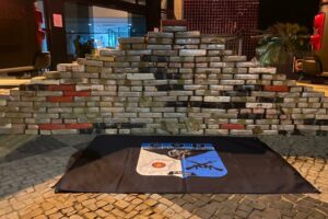 Tabletes de pasta base de cocaína estão avaliados em mais de R$ 10 milhões (Foto: divulgação/COD)