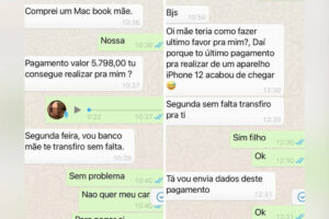 Conversas trocadas entre os criminosos e as vítimas de Porto Alegre. Grupo suspeito aplicar golpe de R$ 31 mil à vítimas do RS é preso em Goiânia e Aparecida