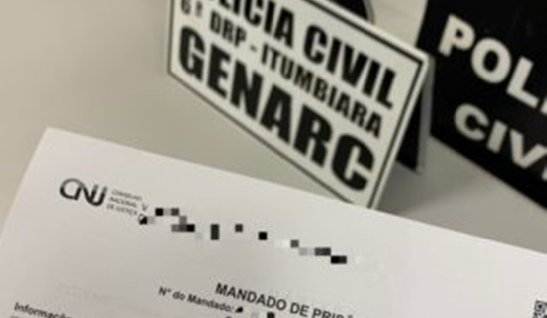Foragido da Justiça de Minas Gerais é preso em Itumbiara