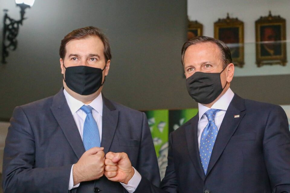 Rodrigo Maia e João Doria