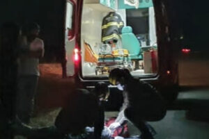 Colisão contra placa e palmeira deixa adolescente em estado grave em Catalão (GO)