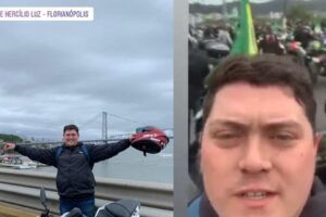 Motociclista morre em acidente ao voltar de motociata de Bolsonaro em SC