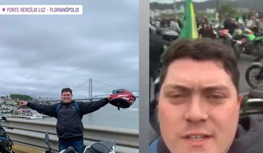 Motociclista morre em acidente ao voltar de motociata de Bolsonaro em SC