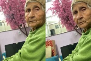 Neta brinca dizendo que irá tomar o medicamento sem eficácia e leva um grande sermão da avó