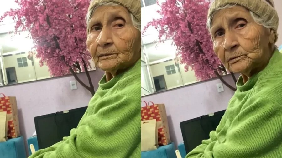 Neta brinca dizendo que irá tomar o medicamento sem eficácia e leva um grande sermão da avó