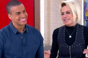 Namorada de Thiago Oliveira fala sobre cantada de Ana Maria Braga Ana Maria Braga dá cantada em Thiago Oliveira ao vivo; vídeo