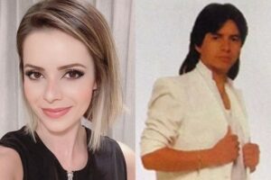 Sandy diz que tinha medo de 'cara de bravo' de Xororó em capa de disco