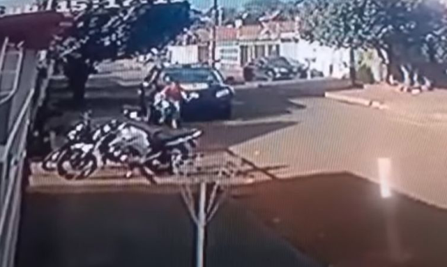Policiais que atropelaram ciclista em Quirinópolis são afastados das suas funções (Foto: Reprodução)