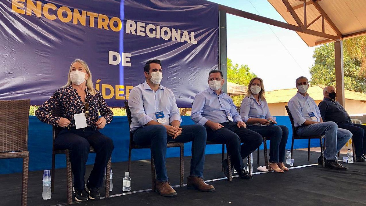 Encontro político em Valparaíso - Partido liberal e PSDB falam em união da oposição em goiás para eleição de 2022. Foco é disputa contra Caiado. Marconi Perillo reúne líderes