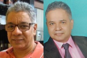 Major da PM (à esquerda) e escrivão da Polícia Civil não resistiram às complicações da Covid-19 (Fotos: redes sociais)