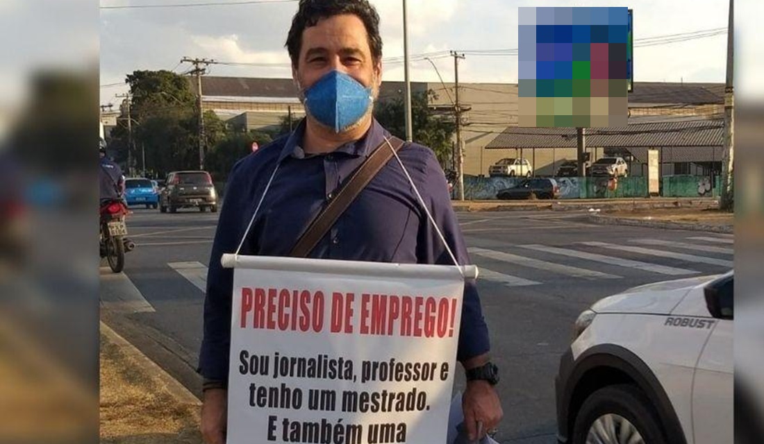 Mestre que pediu emprego em farol vai a entrevistas e relata solidariedade