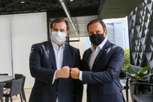 Rodrigo Maia e João Dória