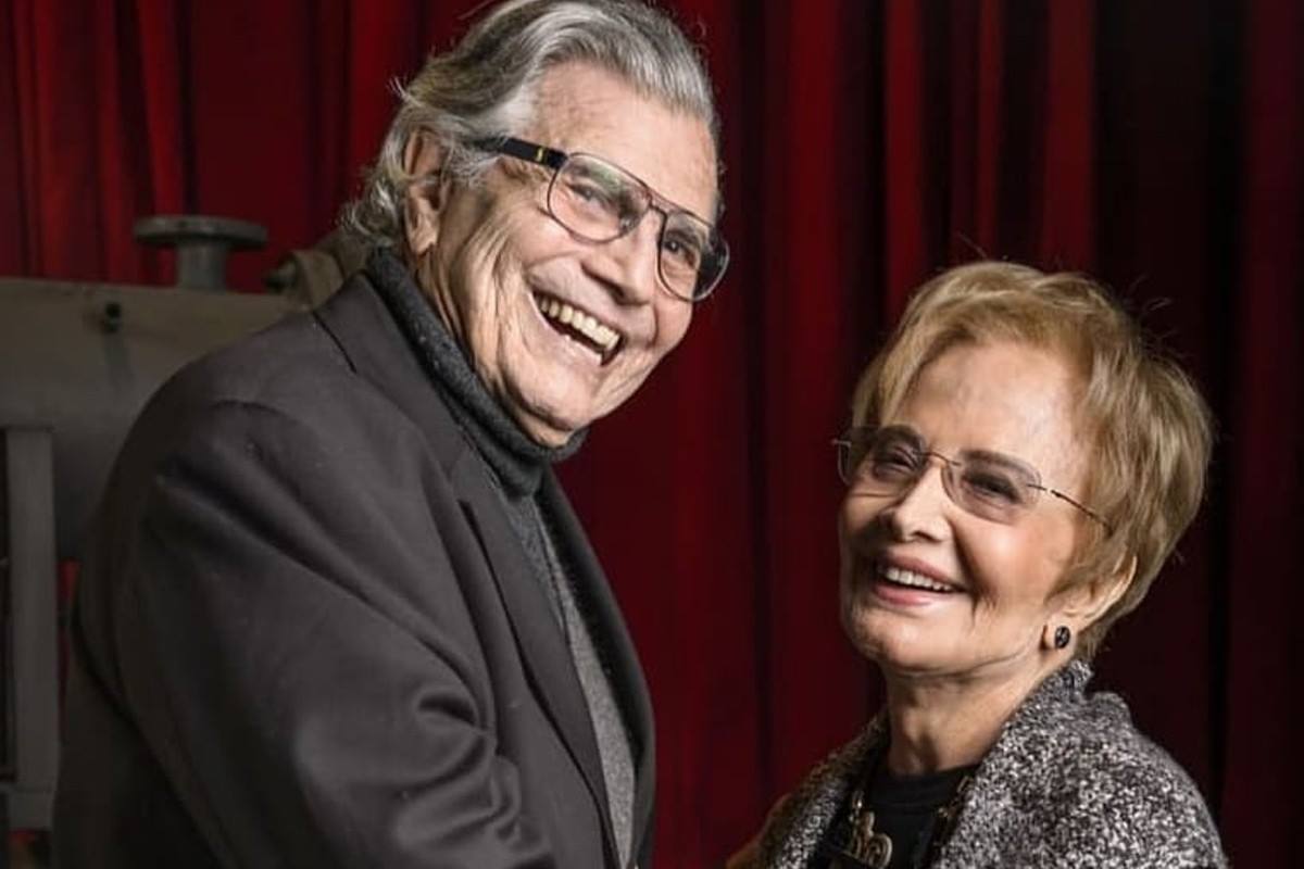 Tarcísio Meira e Glória Menezes continuam internados, mas com melhora no quadro