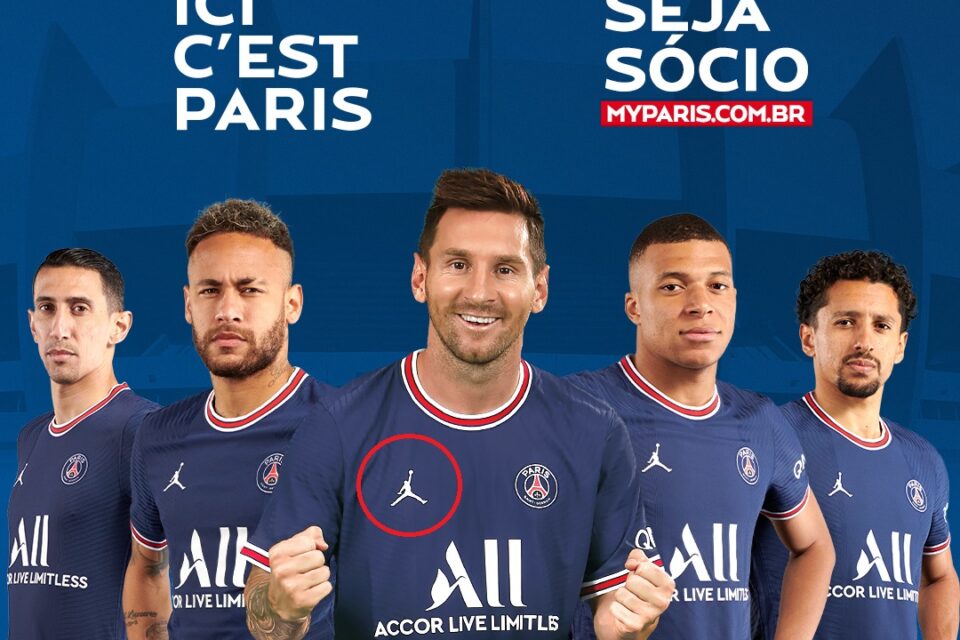 Imagem que ilustra a matéria Michael Jordan lucra R$ 37 milhões com chegada de Messi ao Paris Saint-Germain