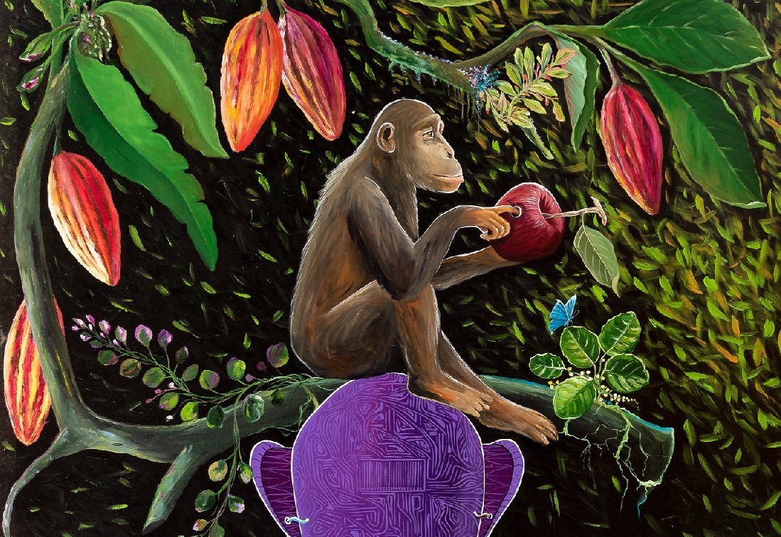 Obra de Ivaan Hansen, presente na mostra (Foto: Divulgação/ Emmanuel Gonçalves)