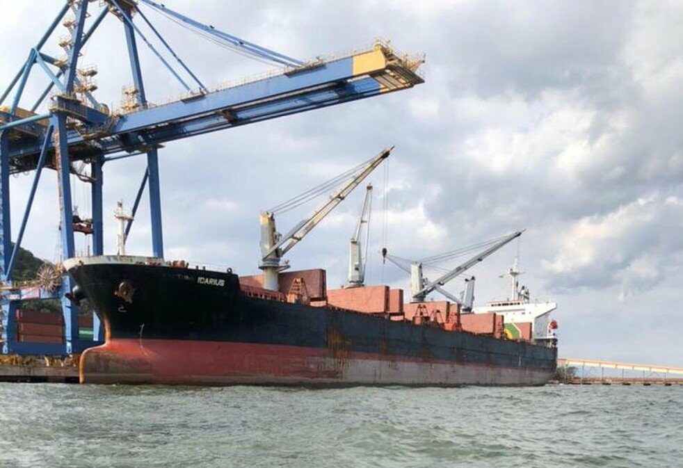 Polícia Federal apreende 400 kg de cocaína em um navio que saía do Rio de Janeiro e iria para a Europa. (Foto: divulgação)