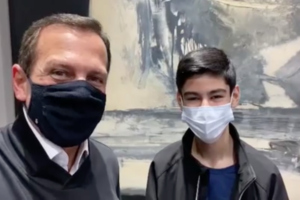 Filho de Bruno Covas vai fazer estágio no governo de SP a convite de Doria (Reprodução)