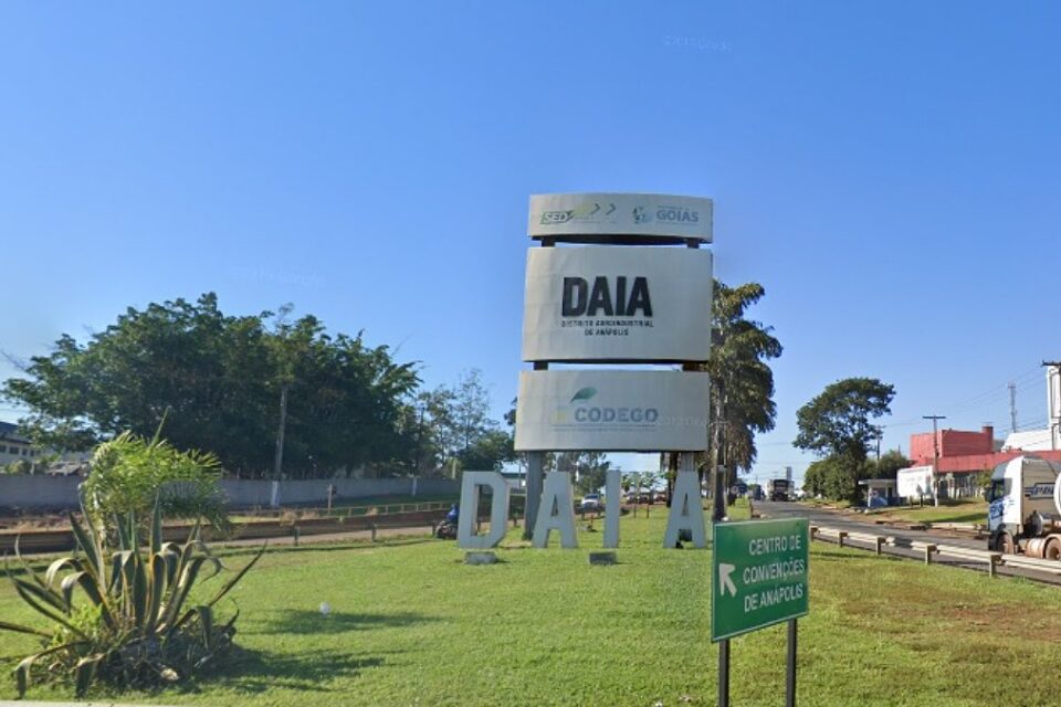 Fachada do Distrito AgroIndustrial de Anápolis- Polícia Federal investiga pagamento de propinas para compra de terreno por preço abaixo do valor de mercado