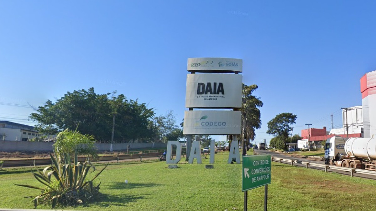 Fachada do Distrito AgroIndustrial de Anápolis- Polícia Federal investiga pagamento de propinas para compra de terreno por preço abaixo do valor de mercado