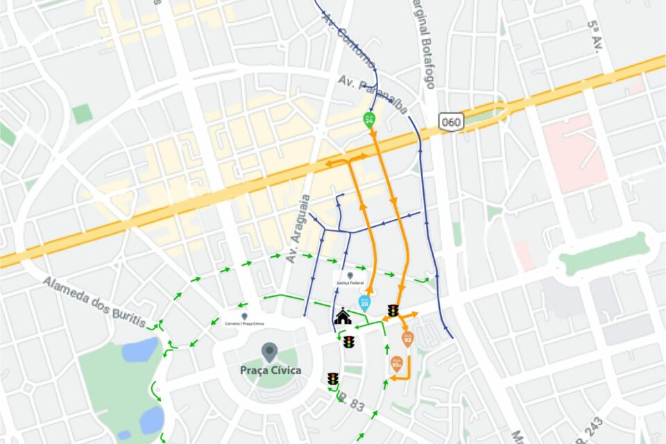 Centro de Goiânia terá novas rotas; Entenda as mudanças