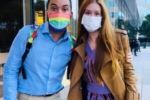 Marina Ruy Barbosa encontra Gil do Vigor: 'Muito feliz de te conhecer'