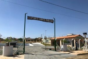 Goiânia monta drive-thru para recolher material reciclável. Local tem 2 mil m² e está localizado na região Sudoeste da capital. (Foto: divulgação/Prefeitura)