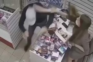 Assaltante ficou assustado com a surra que tomou e fugiu do local sem levar nada