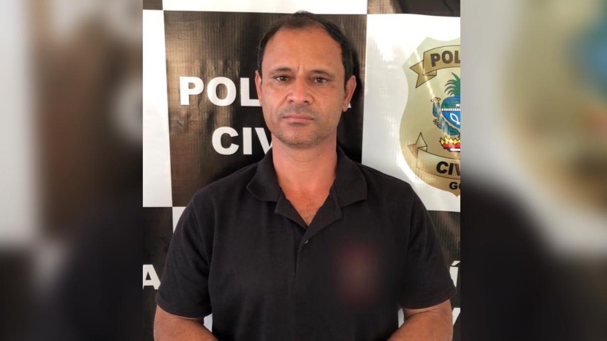 PC divulga foto de pastor preso suspeito de estuprar adolescente Itaberaí