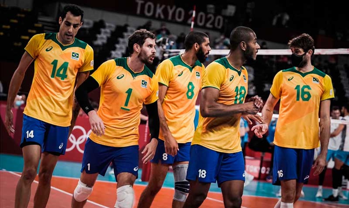 Jogadores da seleção brasileira masculina de vôlei