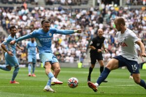 Jogo entre Manchester City e Tottenham