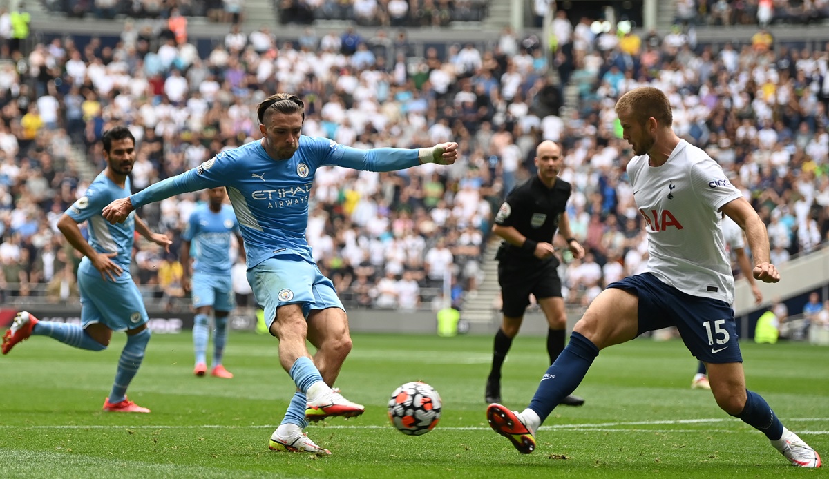 Jogo entre Manchester City e Tottenham