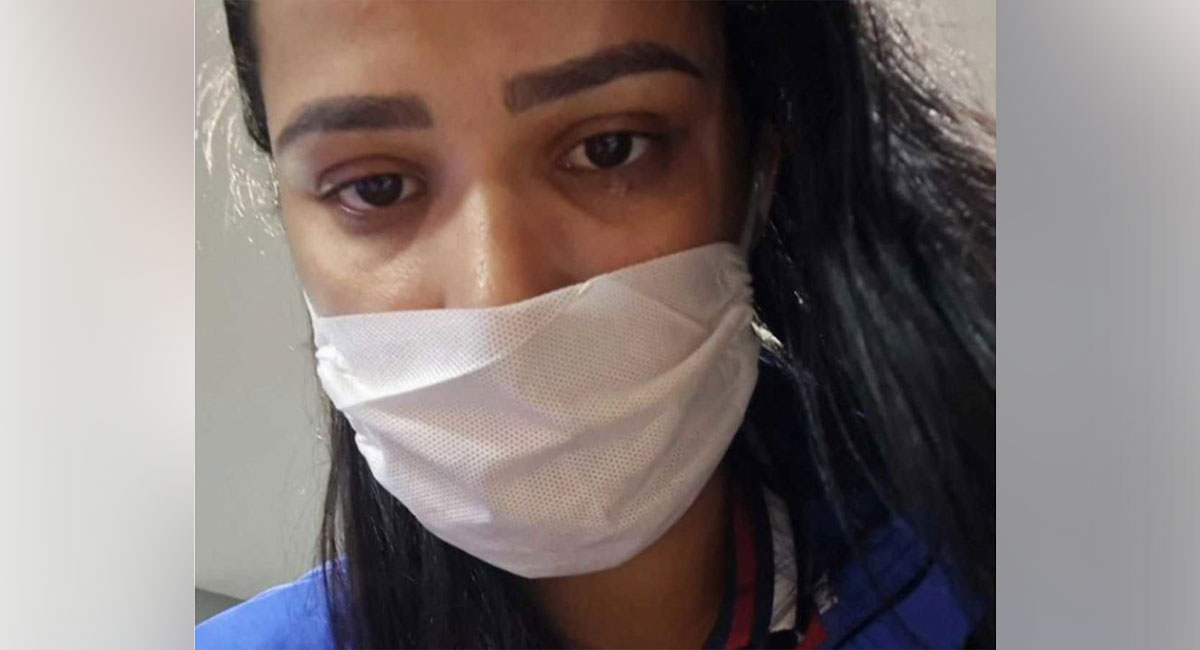 Print de vídeo em que vendedora afirma que foi demitida após denunciar abuso sexual