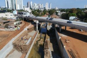 Complexo Viário Jamel Cecílio terá três obras em uma e será entregue em novembro, em Goiânia