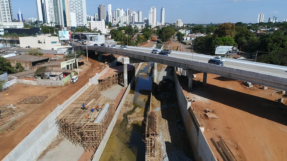 Complexo Viário Jamel Cecílio terá três obras em uma e será entregue em novembro, em Goiânia