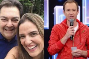 Esposa de Faustão homenageia Tiago Leifert: 'o Brasil te ama'