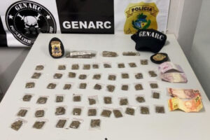 Preso suspeito de traficar maconha em frente à escola em Águas Lindas de Goiás