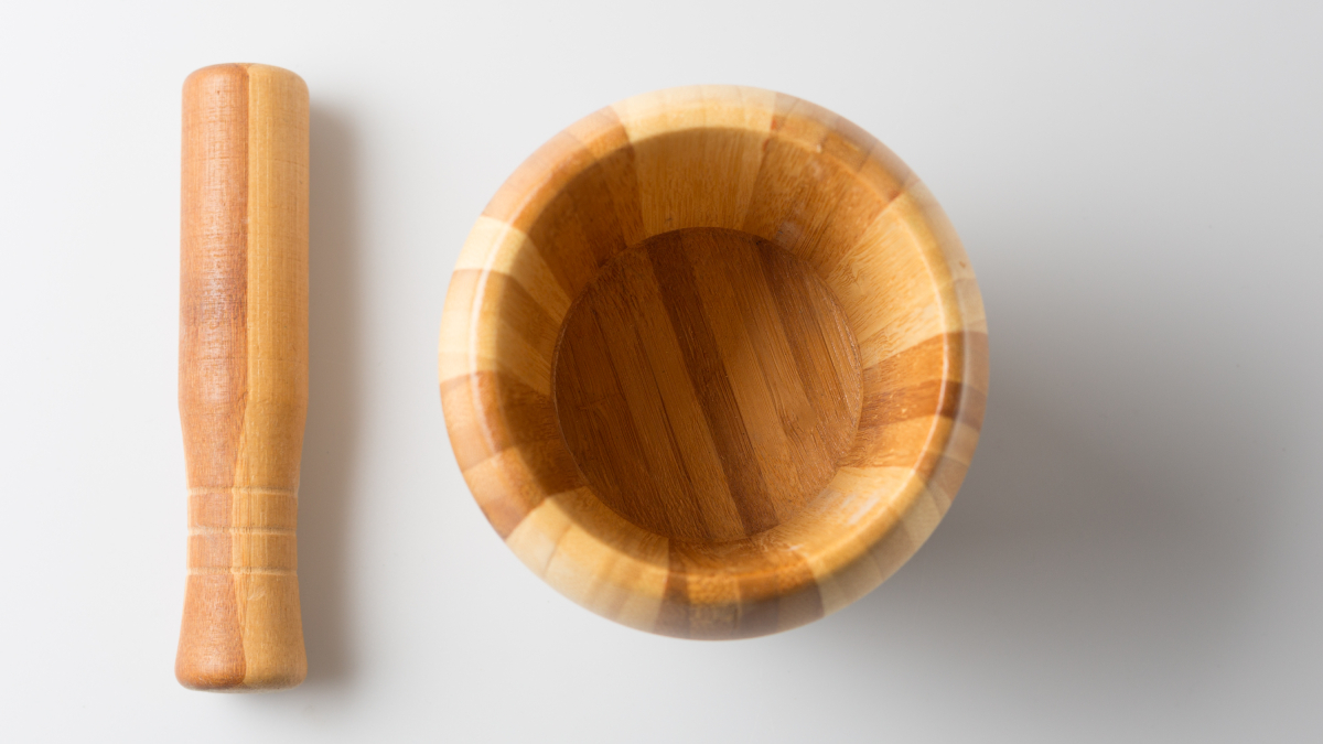 Foto mostra um utensílio da cozinha chamado de Mao de Pilão .Foto ilustra: Polícia procura suspeito de roubar e matar homem com 'mão de pilão' em Novo Gama