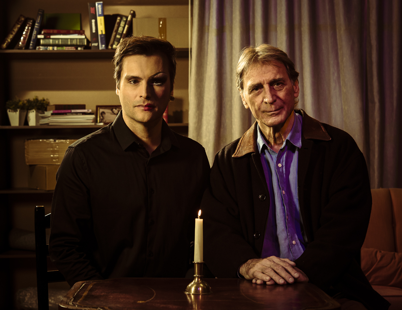 Herson Capri e Leandro Luna apresentam o espetáculo "A Vela"