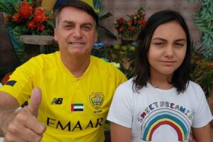 Jair Bolsonaro e Laura