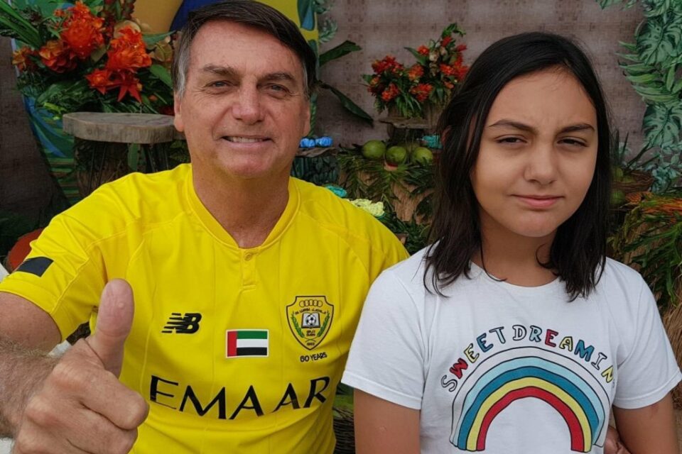 Jair Bolsonaro e Laura
